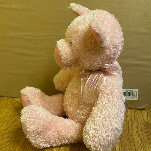Rare Large Heads And Tails Gund Huggable Pink Pig Stuffed Animal Plush. - Picture 6 of 6